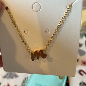 Gold Initial Necklace